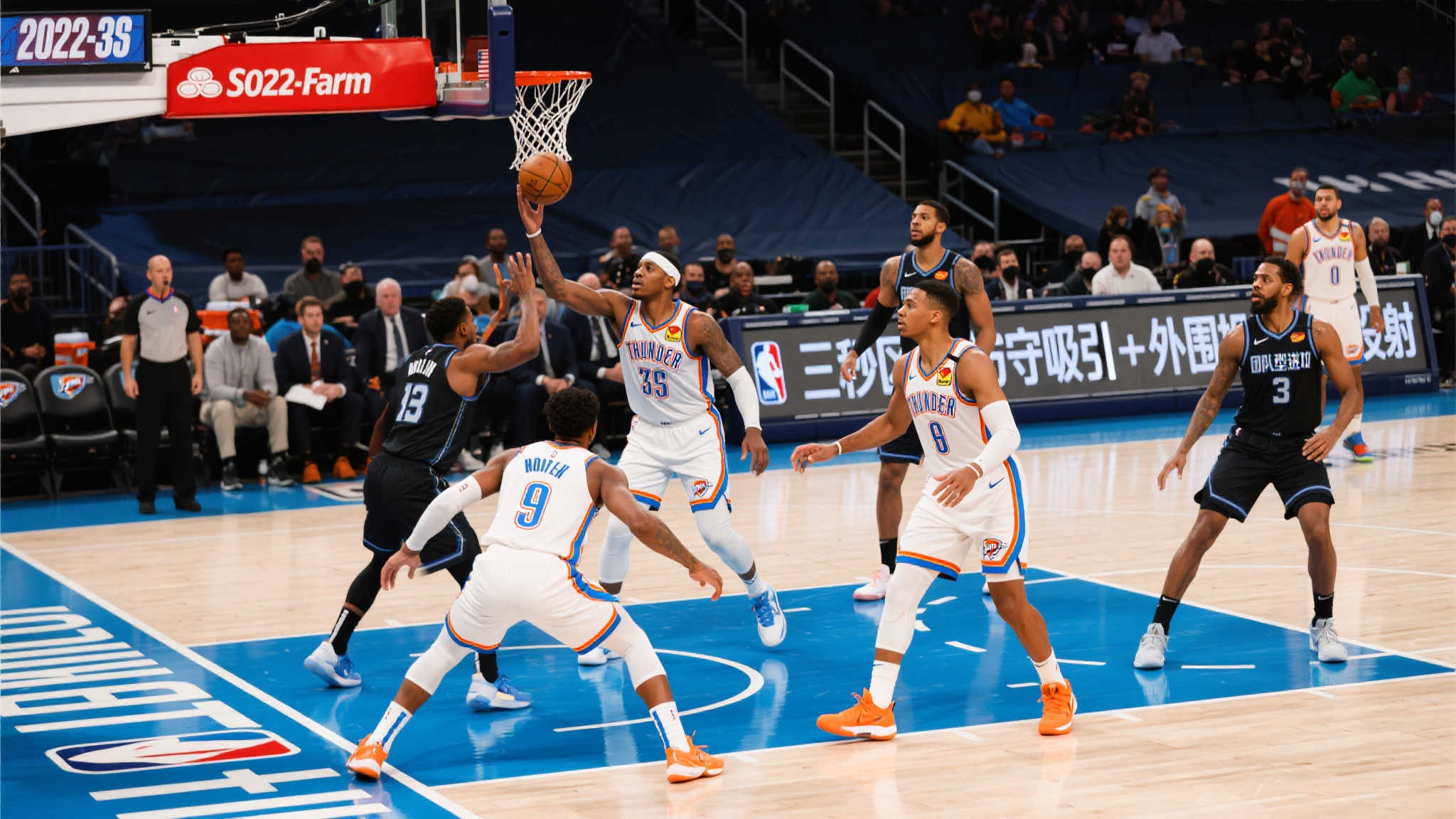 雷霆队单季得分破纪录，12519分创NBA历史新高